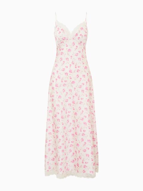 Manuela Heirloom Print Maxi Slip Dress