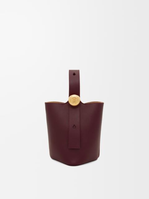 Mini Pebble Bucket bag in mellow calfskin