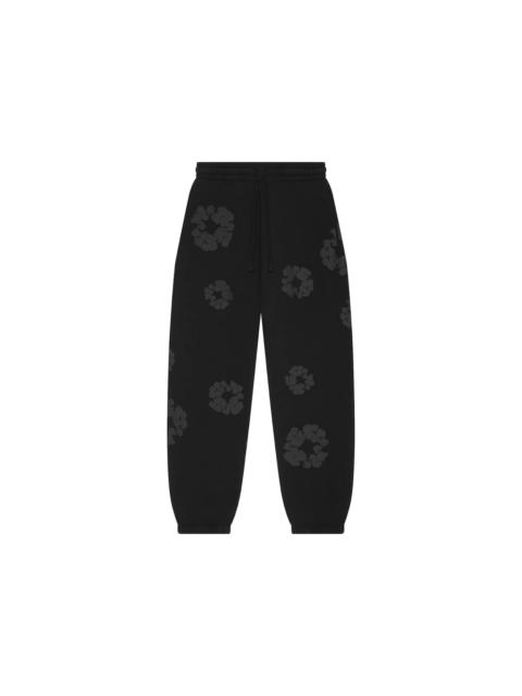 Denim Tears Mono Wreath Sweatpants Black
