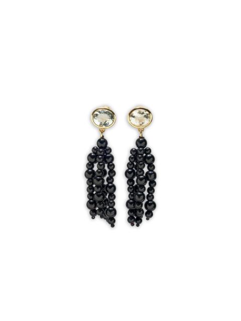 Midnight Masquerade drop earrings