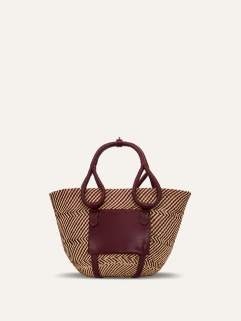 Destination Seaside Tote Bag in Burgundy
