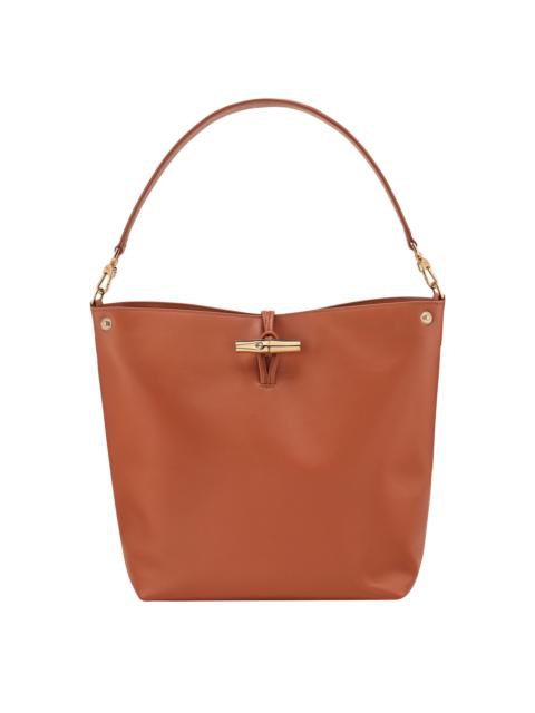 Le Roseau M Hobo bag Bark - Leather