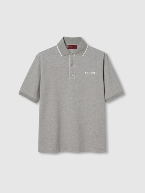 Cotton piquet polo shirt