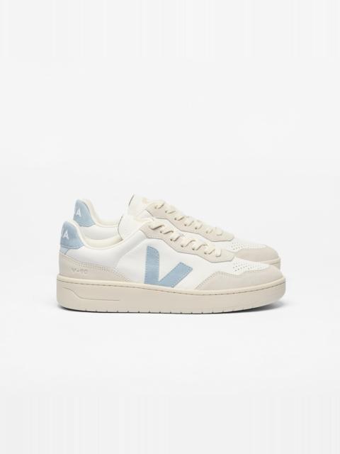 V-90 LEATHER WHITE STEEL