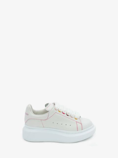 Kids Oversized Sneaker in White/multicolor