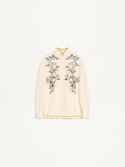 EMBROIDERED LINEN SHIRT