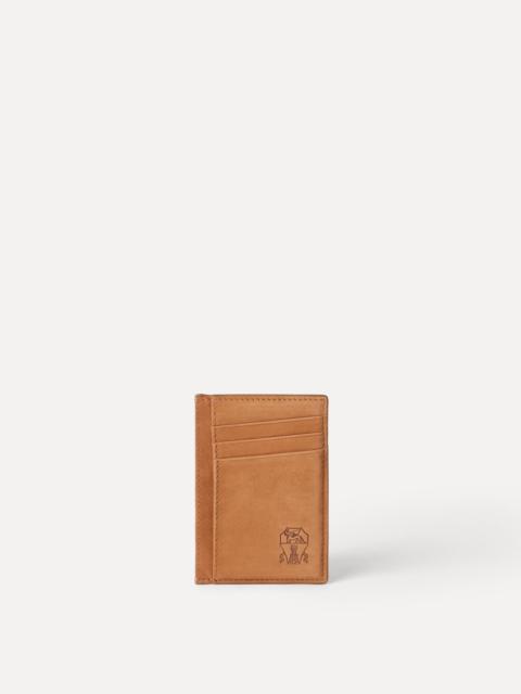 Nubuck card holder
