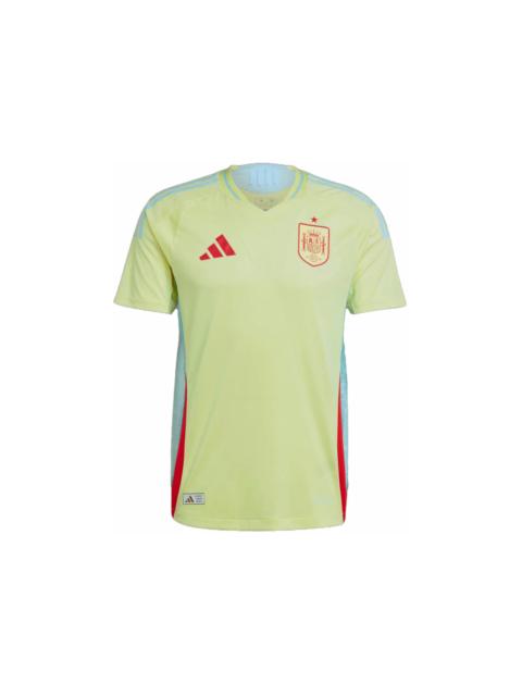 adidas Spain 2024 Away Authentic Jersey Pulse Yellow/Halo Mint