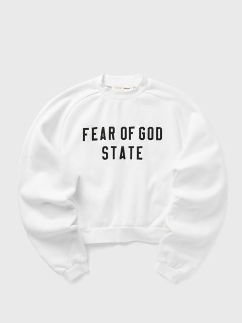 WMNS FLEECE RAGLAN CREWNECK