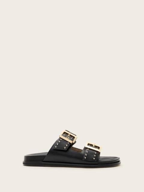 MAGDA STUDDED LEATHER SANDALS