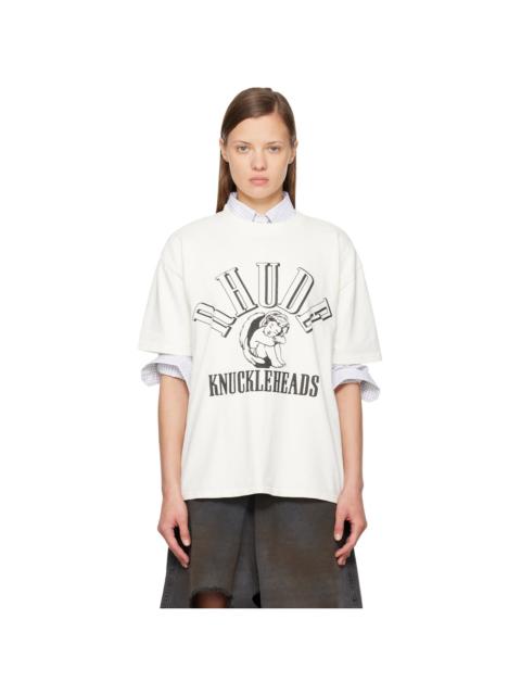 White 'Knuckleheads' T-shirt