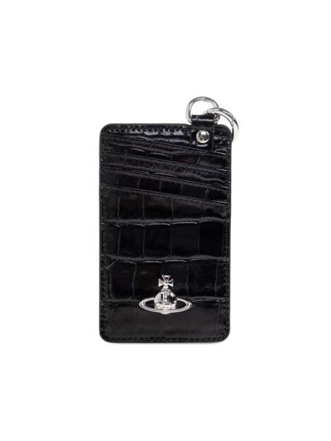 Orb-plaque keyring cardholder