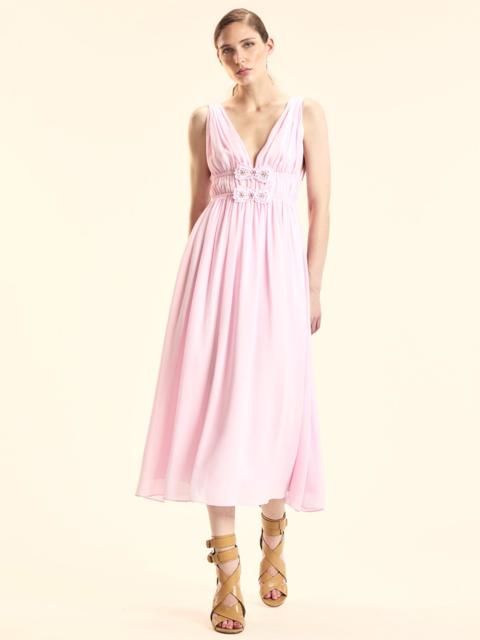 Amelie Silk Midi Dress