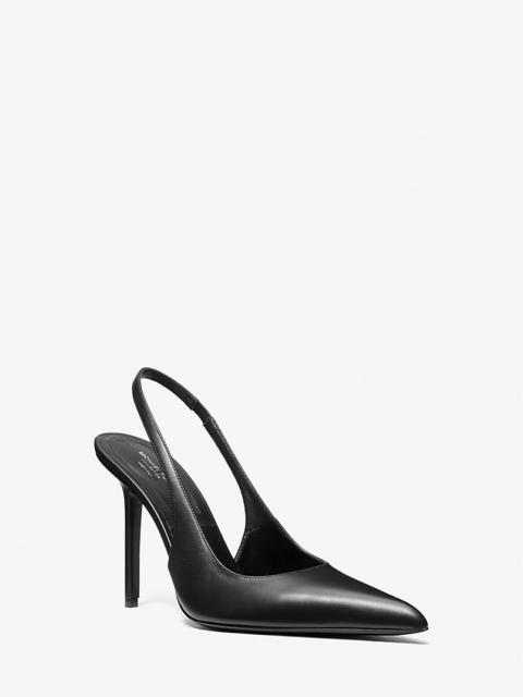 Reece Leather Slingback Pump