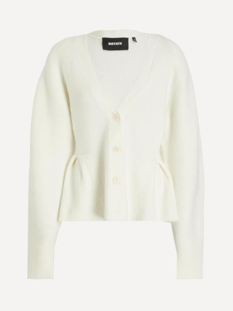 Peplum Knit Cardigan