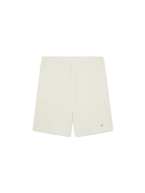 Textured Knitted Shorts | Casablanca Paris