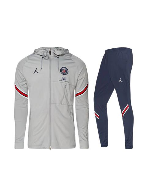 Nike Jordan Paris Saint Germain Dri-FIT Tracksuit Wolf Grey/Navy Blue