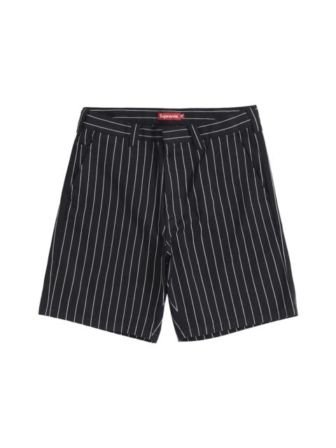 Supreme Work Short Black Stripe