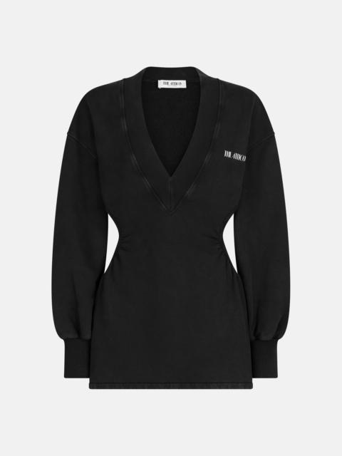 FADED BLACK MINI DRESS