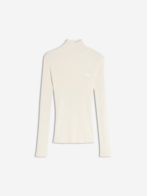 BABY FOX FINE WOOL RIB TURTLENECK JUMPER