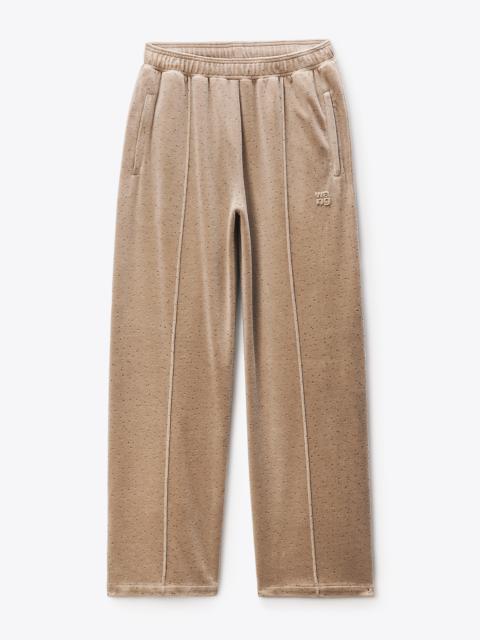 Mid-Rise Belted Sweatpant in Terry Oversized