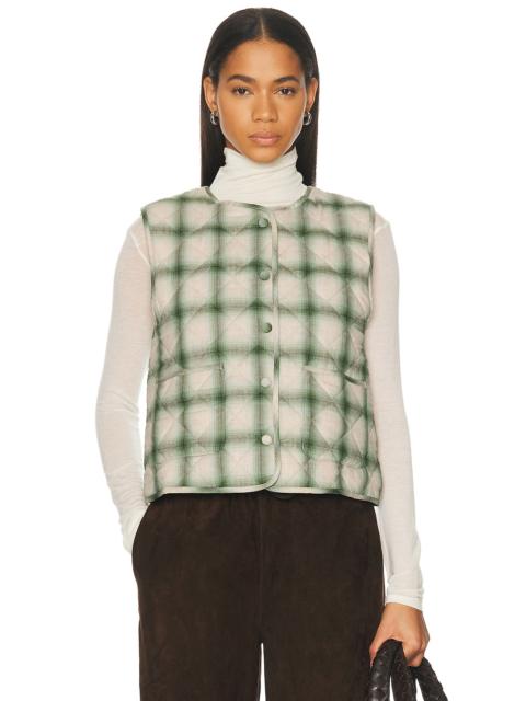 The Quilted Plaid Flannel Vest