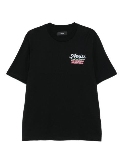 logo-embroidered T-shirt