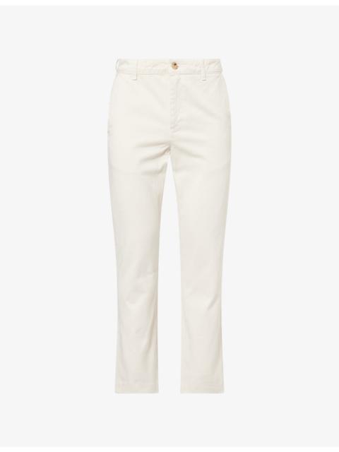 The Straight Regular-Fit Cotton Trousers