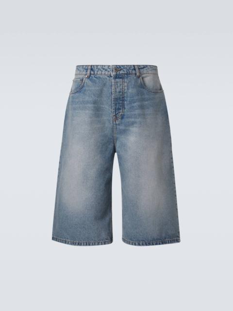 Denim Bermuda shorts