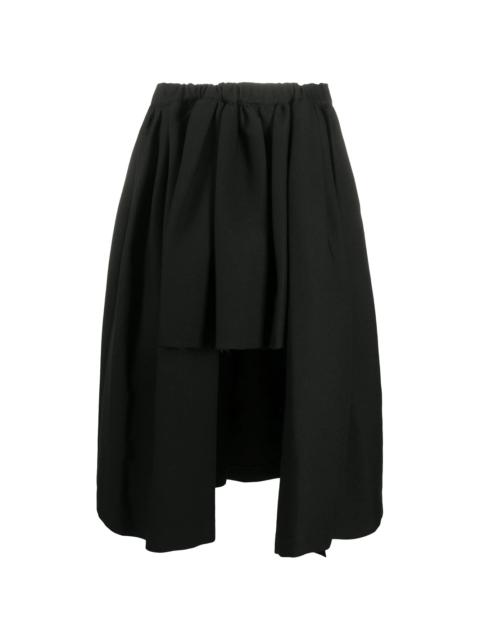 asymmetric flared skirt