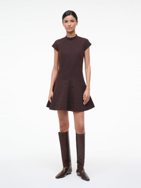 STAUD ELLIE DRESS EARTH