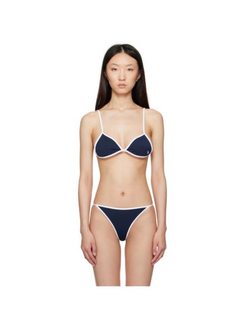 Navy Kate Bikini Top