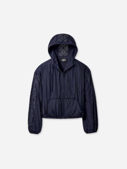 ® Women's Chiara Full-Zip Hooded Jacket Tops in Navy
