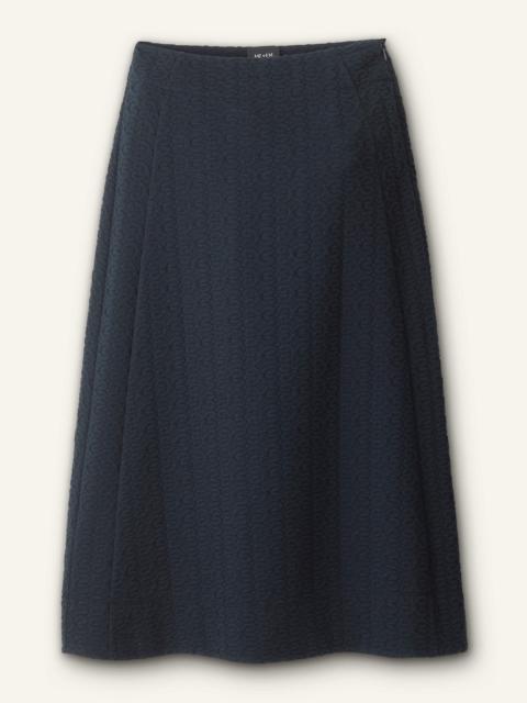 Textured Midi Skirt