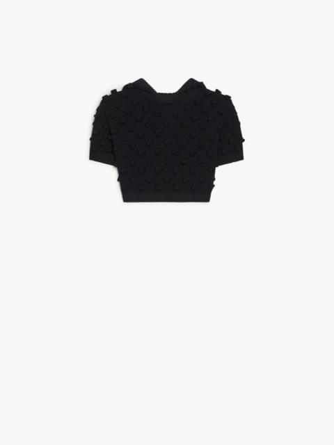 Three-dimensional crop top - RUNWAY