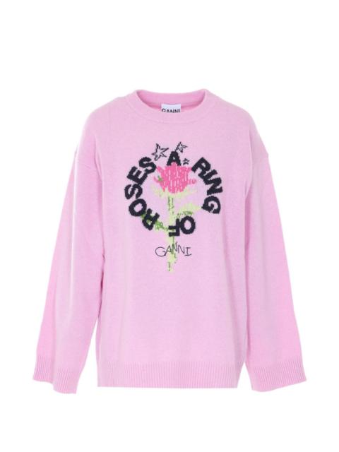 Ring of Roses crew-neck sweater