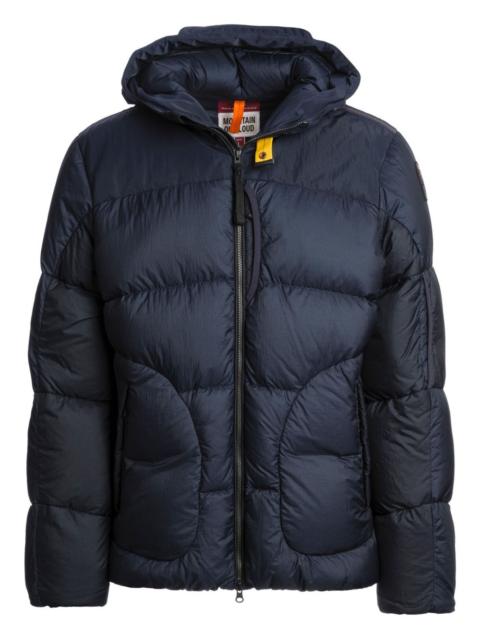 hooded quilted jacket