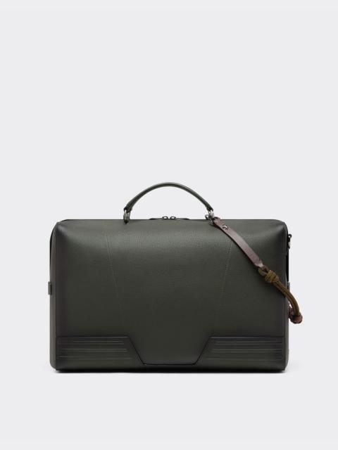 Reconditioned by Ferrari GT soft duffle bag in gradient-effect leather with scoubidou detail