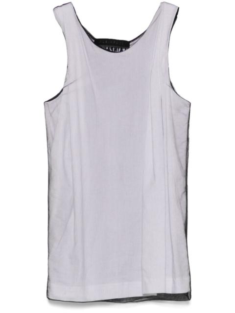 mesh-overlay tank top