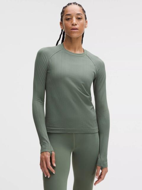Rest Less Variegated Ribbed Pullover