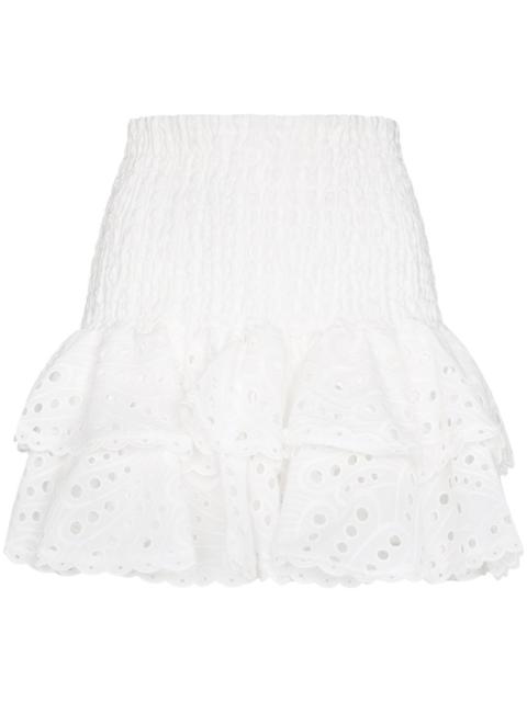 Noa broderie anglaise ruffled skirt