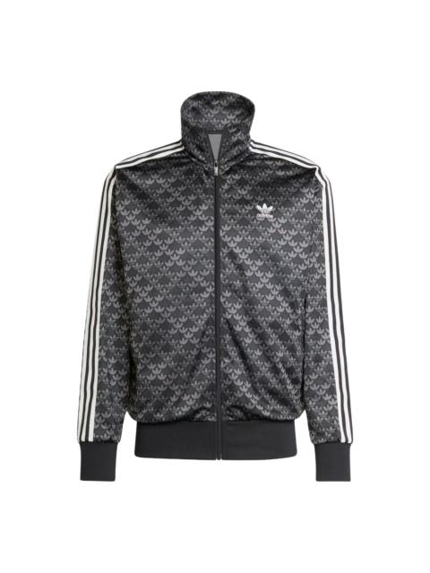 adidas Firebird Classic Monotrack Jacket Asia Sizing 'Black' IS0218