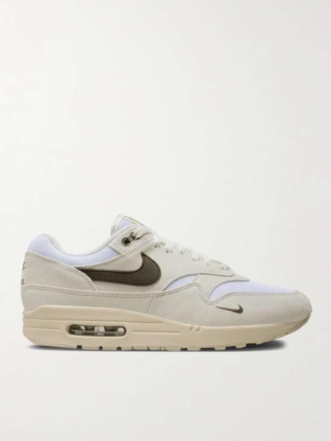 Air Max 1 Mesh, Felt and Suede Sneakers