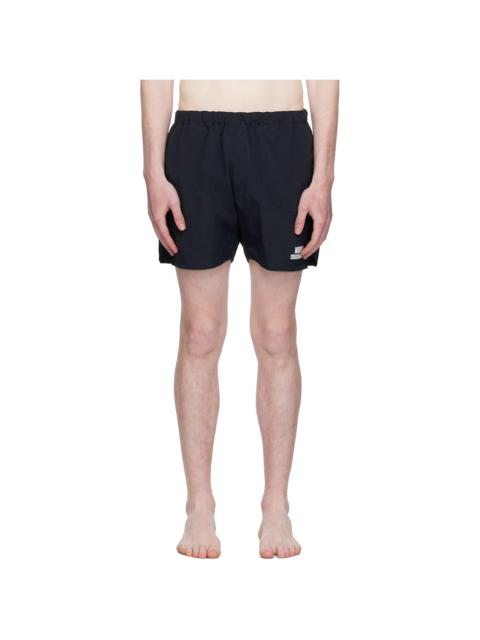 Black Mid Length Swim Shorts