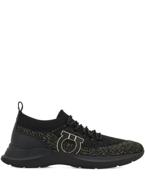 Ferragamo Gancini-detail Knit Sneakers