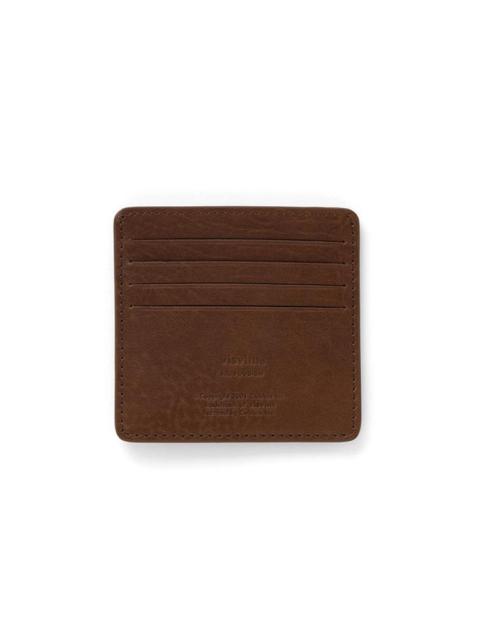 LEATHER CARD CASE BROWN