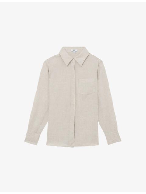 Belle Relaxed-Fit Linen Shirt