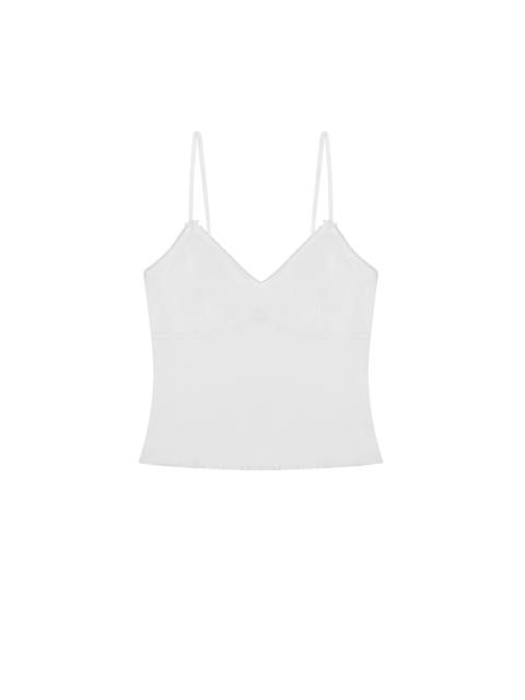 The Bralette Tank: Cotton Jersey White