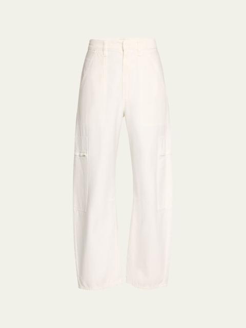 Marcelle Straight Twill Cargo Pants