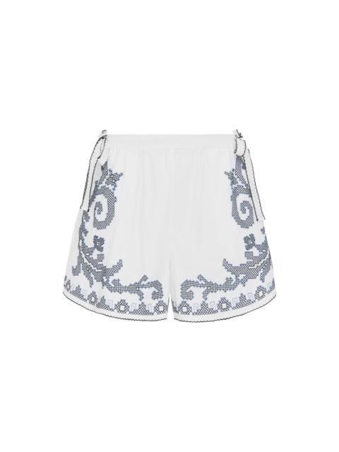 Hazel Embroidered Short